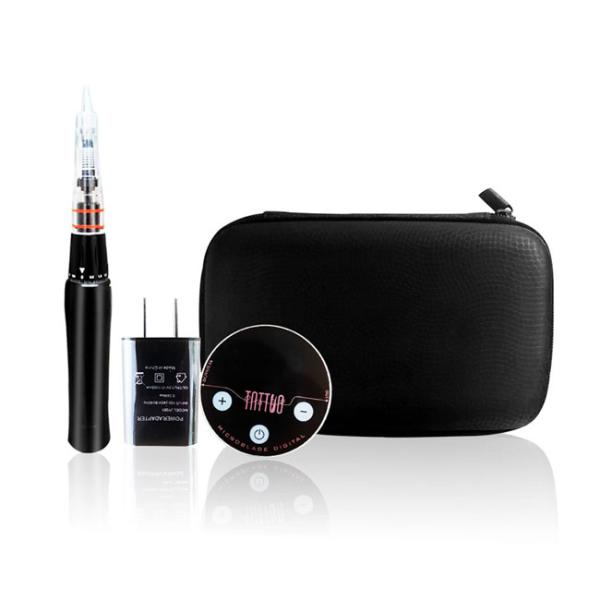 2020 Black Plastic Maretial Permanent Makeup Machine Pen Touch Screen MTS + PMU Handpiece Digital Tattoo Gun