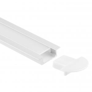 Quality Anodized Recessed LED Strip Lighting Channel 6063 Aluminium Alloy Extrusion for sale