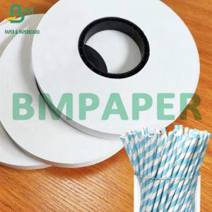 China 24g 28g Biodegradable Colorful Paper Drinking Straw Packaging Kraft Paper Roll on sale
