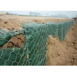Wire Gauge 2.0mm Size 2*1*1m Weave Galvanized Gabion Mesh