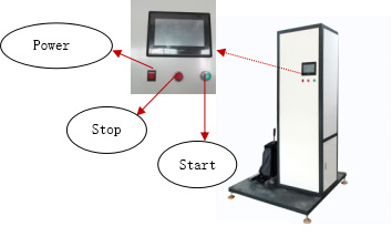 Suitcase Reciprocation Durability Testing Machine , Luggage Fatigue Testing Equipment