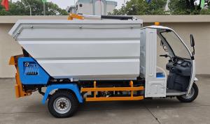 Quality Three Wheeled New Energy Electric Rear Bucket Waste Collection Truck for sale