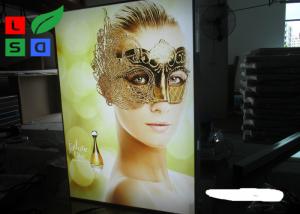Quality Free Standing Thickness 28mm LED Fabric Light Box 12V / 24V With Aluminum Frame for sale