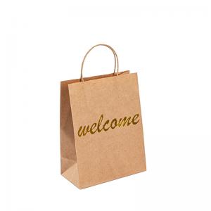 Quality Handle Biodegradable Paper Bags For Boutique Cosmetic Shopping for sale