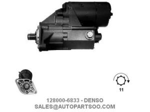Quality 128000-6833 128000-7360 - DENSO Starter Motor 12V 2.5KW 11T MOTORES DE ARRANQUE for sale