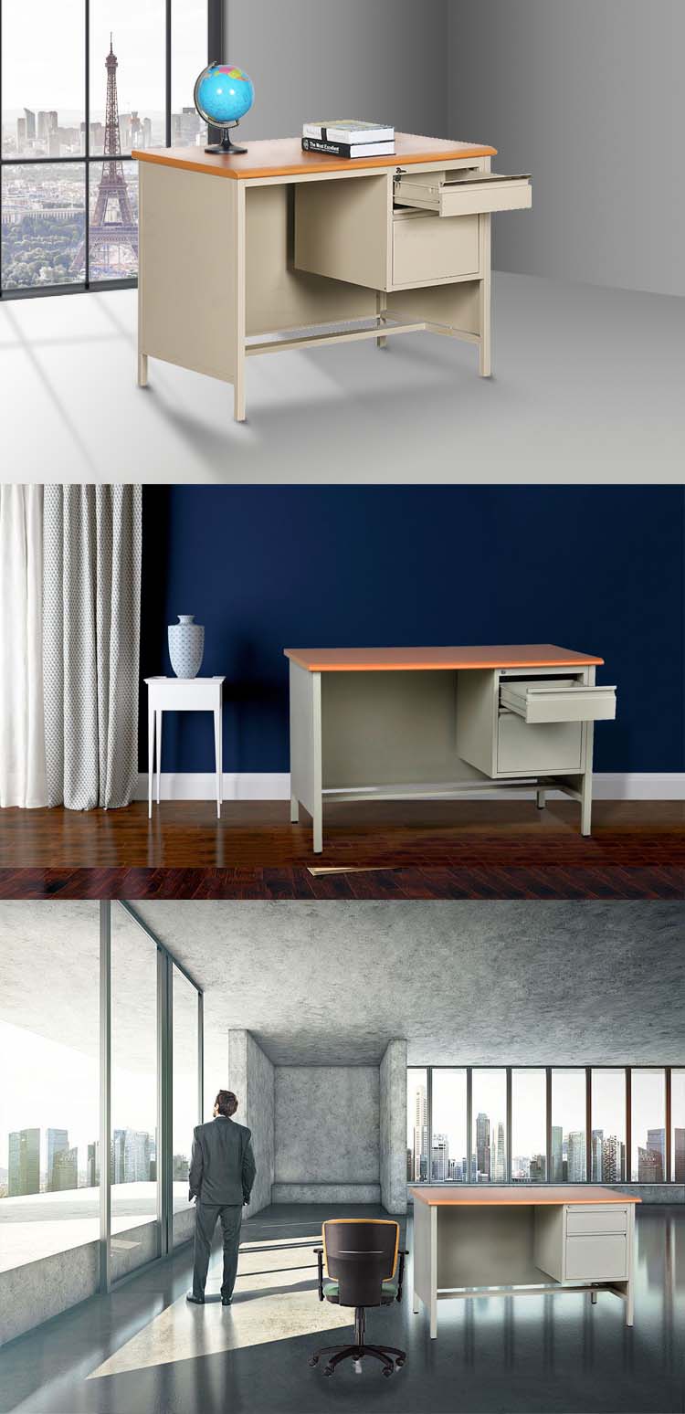 Easy Install 1000mm Length 0.280 CBM Office Table Desk
