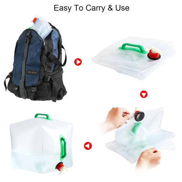 Premium Camping Water Bag Space Saving OEM ODM For Backpacking