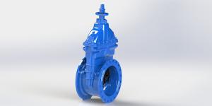 Quality Resilient Seated Soft Sealing Gate Valve EN1074-2 Abrasion Resistance for sale