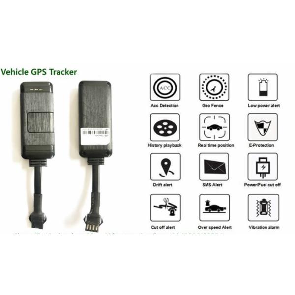 Mini Size Car GPS Tracker Support Power Input Voltage From DC 9V To DC 100V With Battery