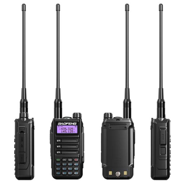 UV-16 Max 10W Powerful Walkie Talkie with 16 Channels and 1000-1500mAh Battery Long Range Two Way Radio