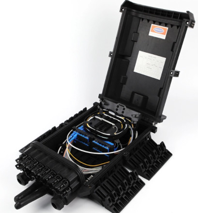 PC Alloy Fiber Optic Splice Closure , Fiber Cable Joint Box 410x200x210MM