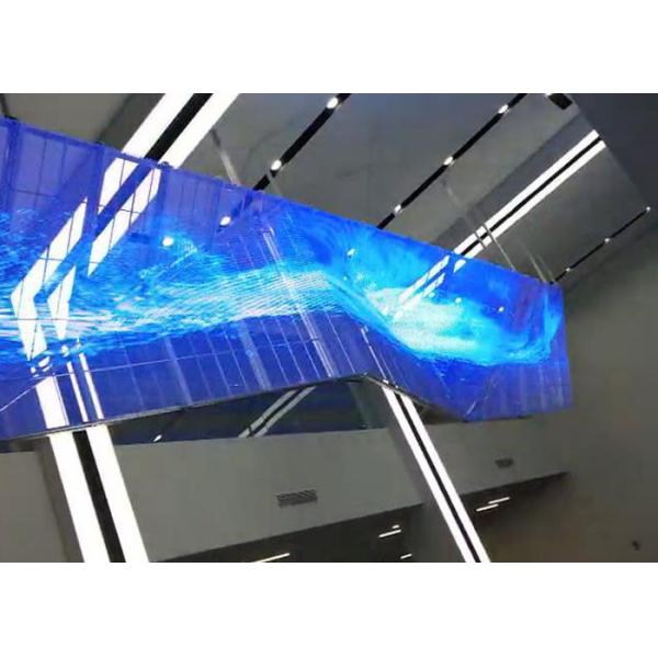 Dustproof Transparent LED Display Screen IP65 P3.91 Outdoor Digital Signage