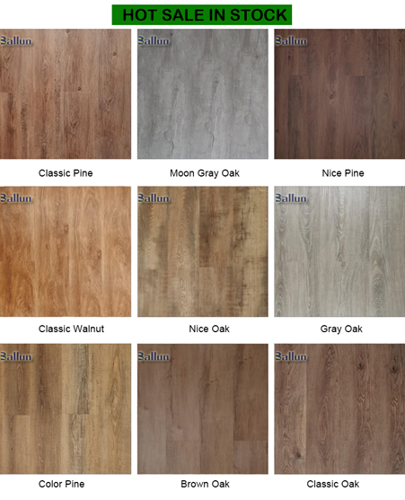 ECO Environmental Quick Click Interlocking SPC Flooring 100% Virgin Material