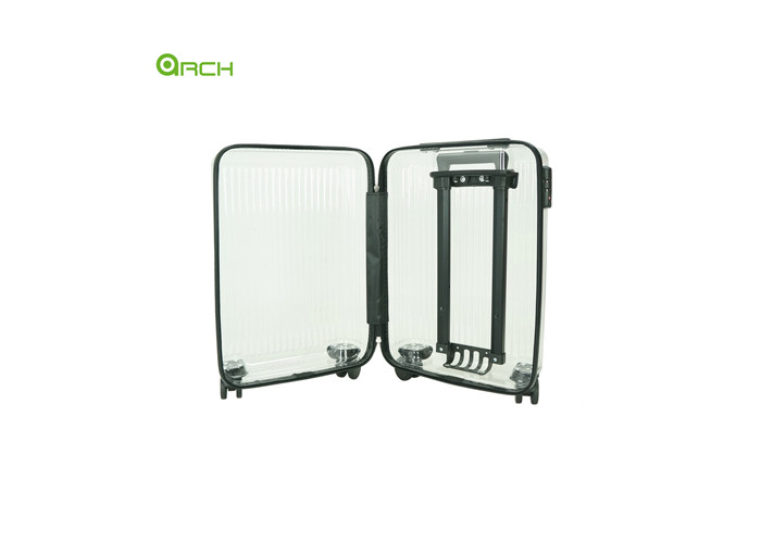 Integrated TSA Transparent Travel Hard Sided Luggage