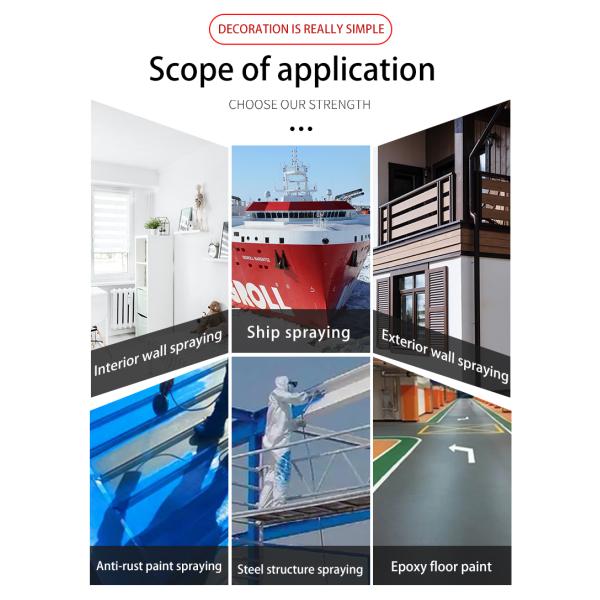 Electric Piston Airless Paint Spraying Machine with 10M Max. Horizontal Conveying Distance and 220v 50hz/60hz Voltage