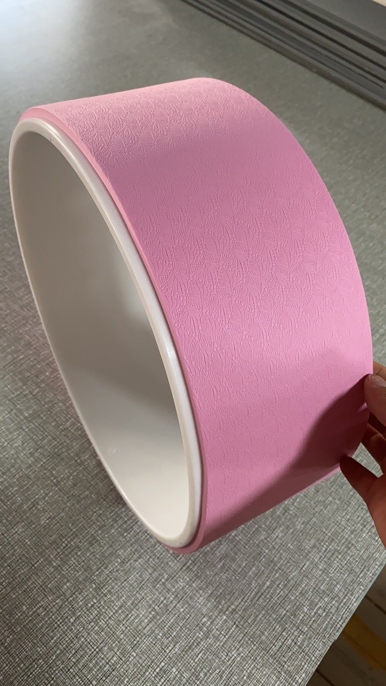 Pilates PVC TPE yoga wheel 2kg 15 inch 40cm Circle Fitness Back Training
