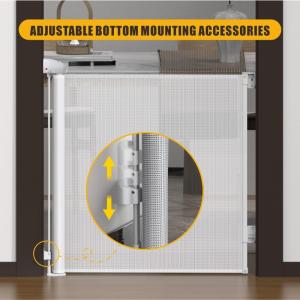 Quality Innovative Retractable Stair Gate Safety Lock For Baby Pet Play Fence for sale