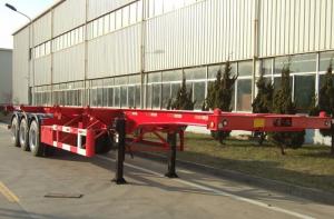 China Titan 2 axle 3 axle 40ft Skeletal Container Chassis Trailer  delivery time with 15 work days on sale