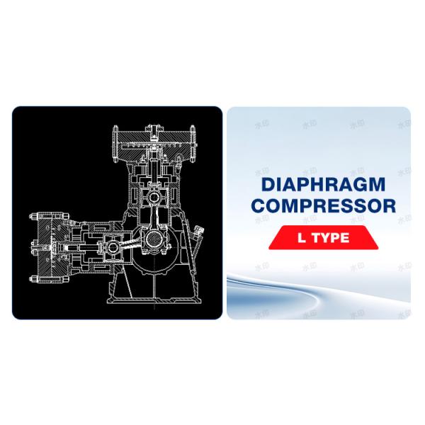 Diaphragm Compressor Gas Air Hydrogen High Purity Hydrogen H2 Helium Compressor Powerful Oil Free Diaphragm Compressor