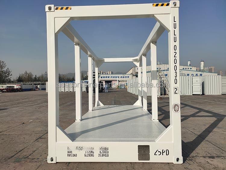 20FT DNV 2.7-1 Standard Steel Corten Offshore Lifting Frame Containers Skid Baskets with Condition and Movable Beam