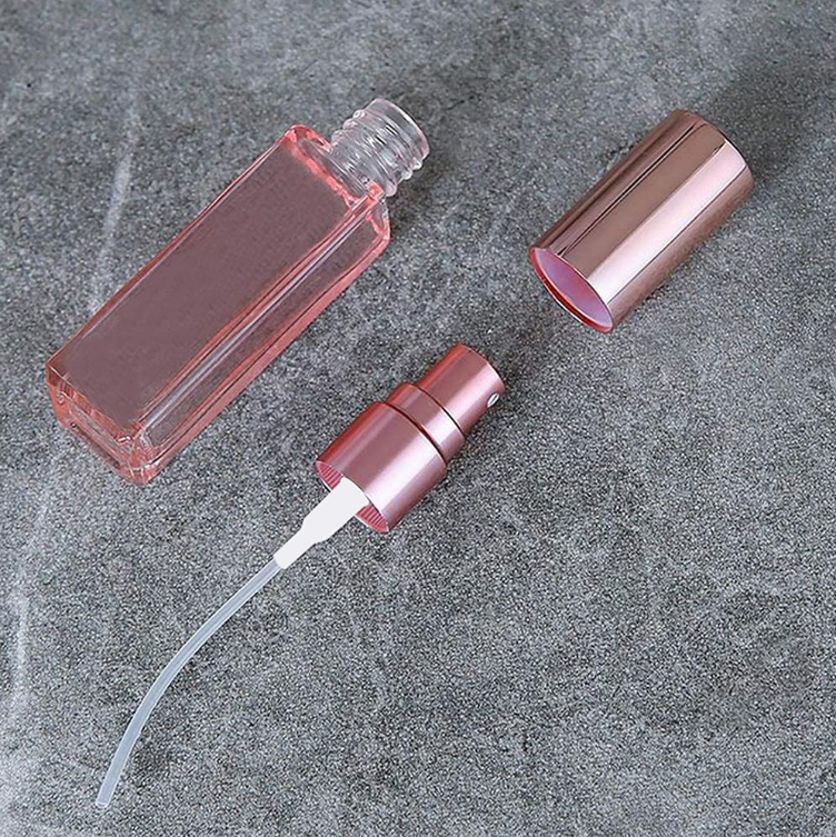 Rose Gold Portable Refillable Atomizer Travel Perfume Fine Mist Sprayer Bottle