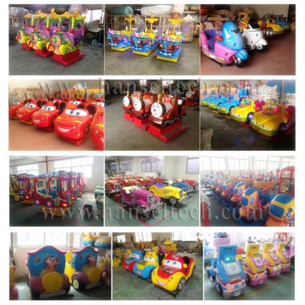 Hansel coin operated amusement rides for sale train kiddie rides for sale