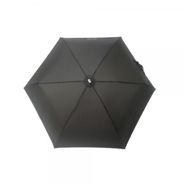 Buy 6 Ribs Small Travel Umbrella , 190T Pongee Fabric Light Weight Umbrella at wholesale prices