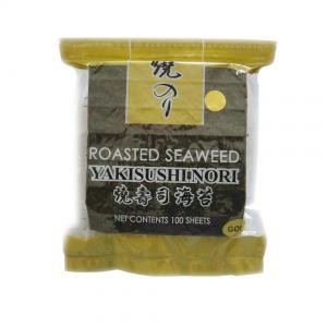 China 2.8g Roasted Seaweed Yaki Sushi Nori 50 Sheets Natural Flavor on sale