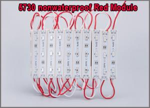 Quality Super Bright 5730 red LED Modules 3 LEDS Light Waterproof For LED Channel Letter shop front design ideas for sale