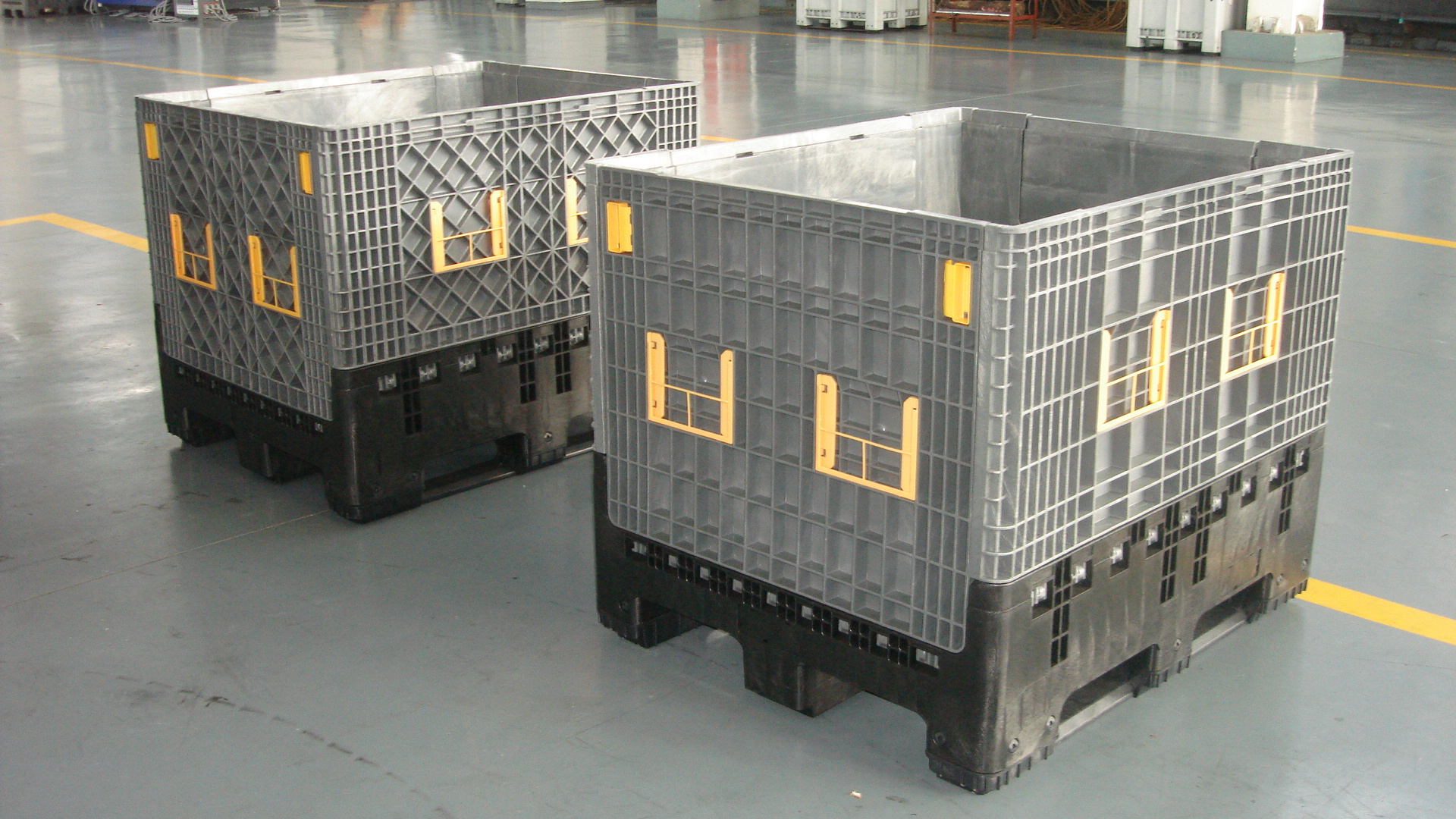 1200*1000*975mm Best Selling storage container collapsible pallet box customized large plastic pallet box