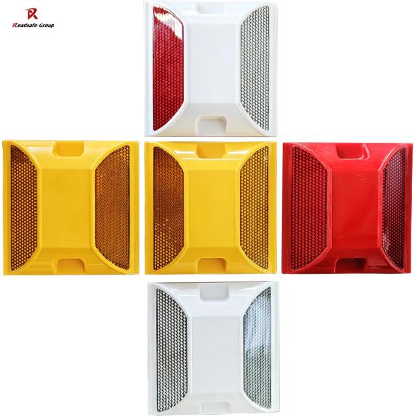 ABS Plastic Reflective Road Stud with Double Reflector Traffic Safety Road Marker for Highway