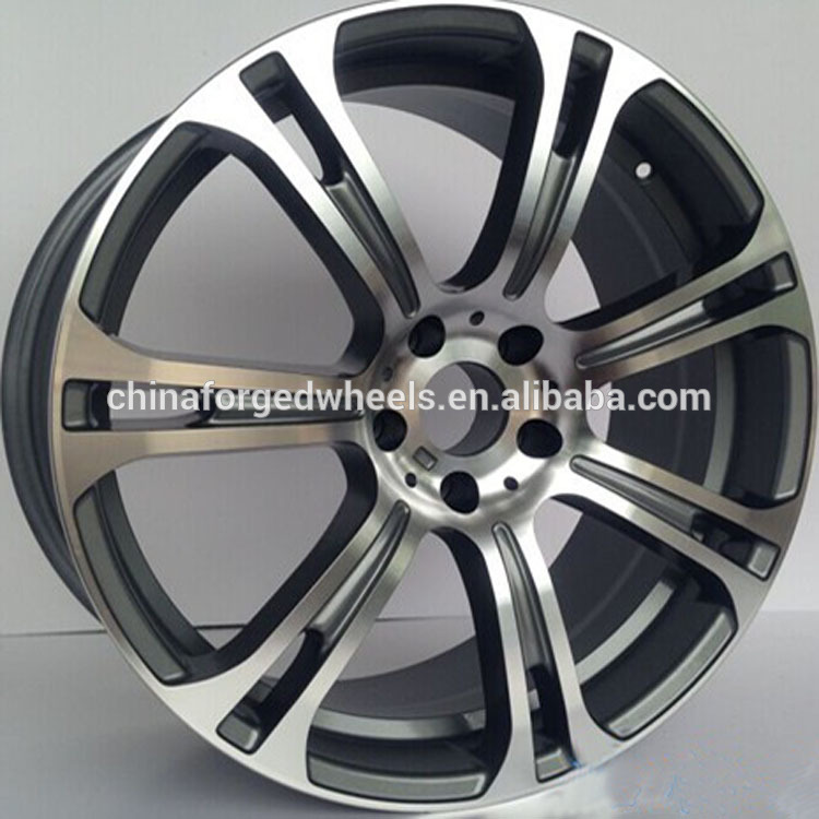 19" staggered Rims For BMW M6/ Gun Metal Machined Forged Alloy Rims