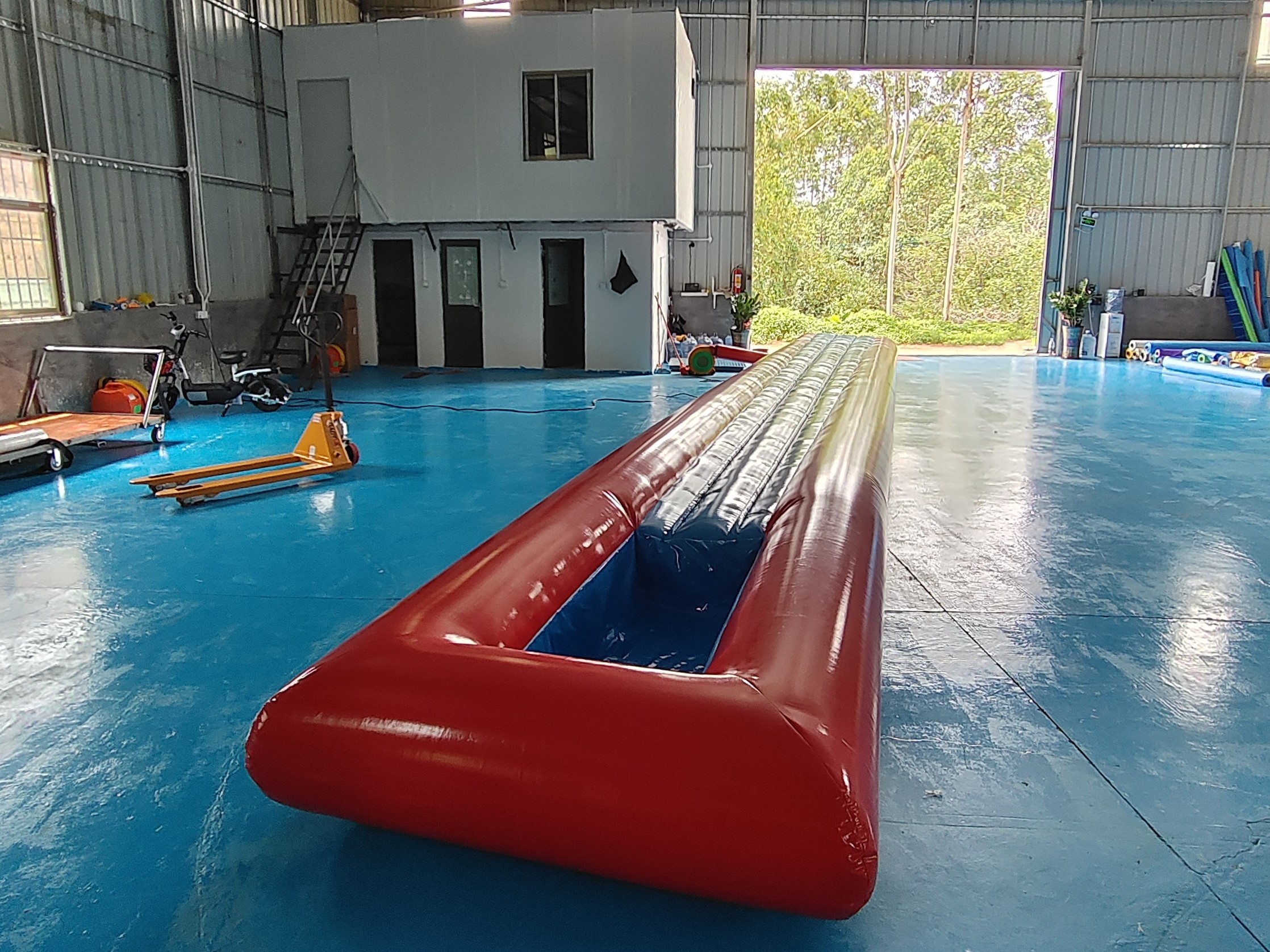 Commercial Grade PVC Tarpaulin Water Slide Accessory Inflatable Water Game Long Slide For Adults