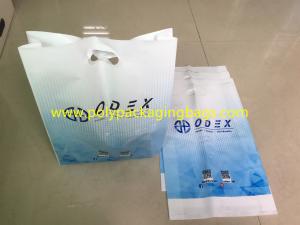 China Biodegradable Die Cut Handle  Bags  ,  Custom Printed Shopping  Bags on sale