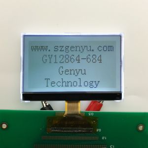 2.72 Inch 128x64 LCD COG Display Graphic FSTN Screen Positive White Backlight