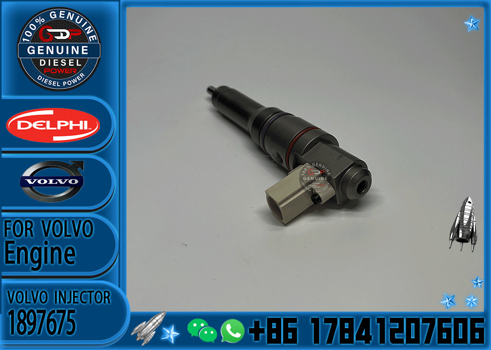 Diesel Fuel Injector common rail parts injector 1897675 BEBR3A01100 1934321 BEBU2C00300 for VOLVO