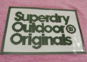Quality Soft 3D Silicon Raised  Heat Transfer Clothing Labels Iron On Tags Special Technical for sale