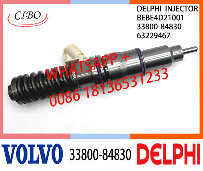 33800-84830 BEBE4D21001 63229467 Fuel engine Diesel Injector 33800-84830 BEBE4D21001 63229467 E3.18 for HYUNDAI H ENGINE