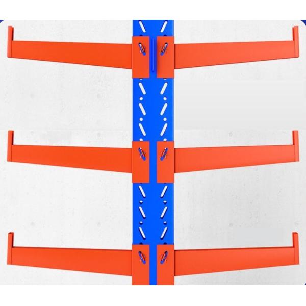 Outdoor Use Cantilever Storage Rack System Industrial Cantilever Shelving With Robust Arms