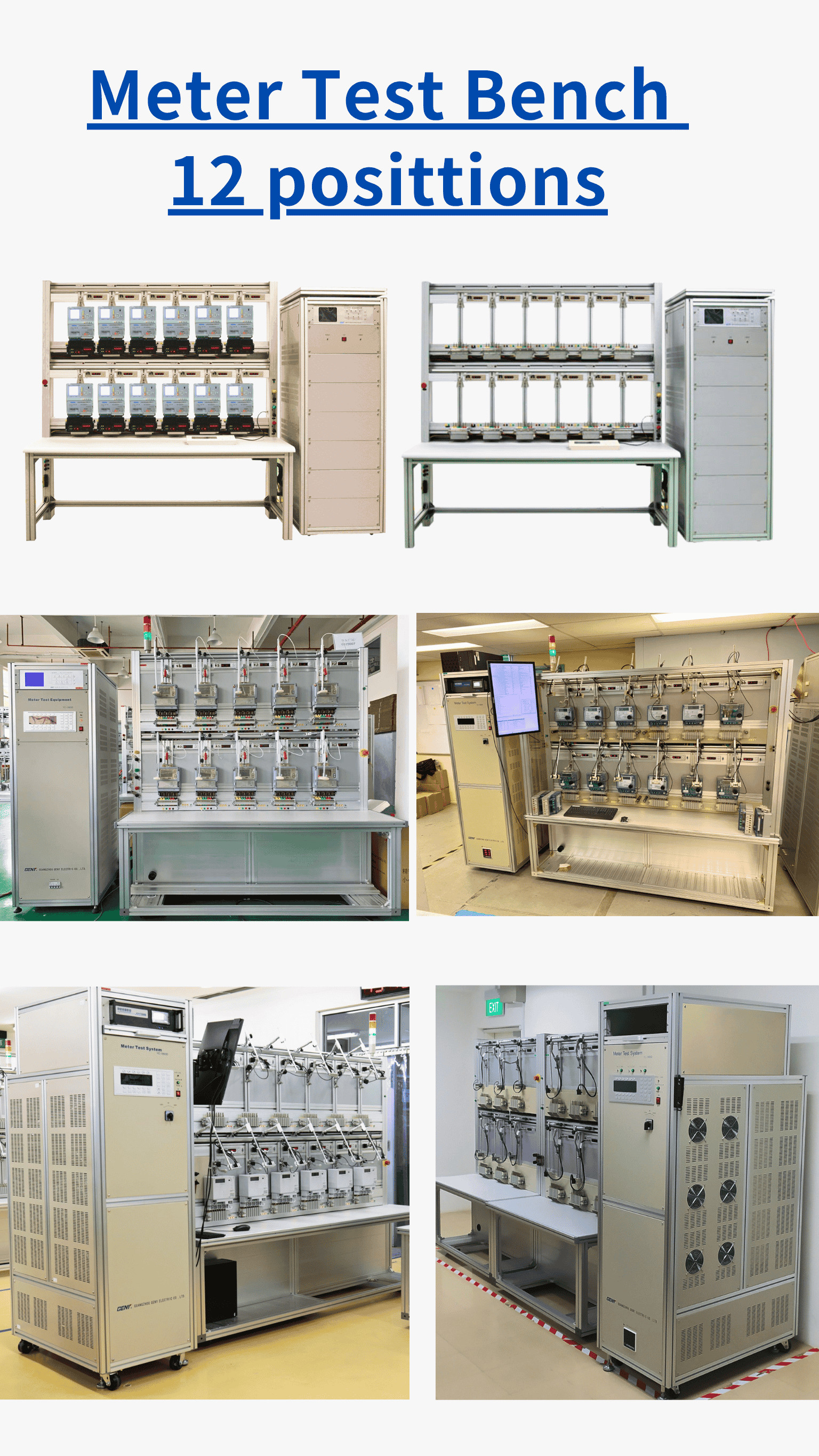 YC1893D Meter Test Bench With 12 Positions Scanning Head YCG-2-series