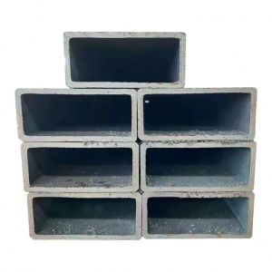 Quality 200mm Mild Steel Black Rectangular Steel Tube Q345 Hollow Section Rectangular Pipe for sale