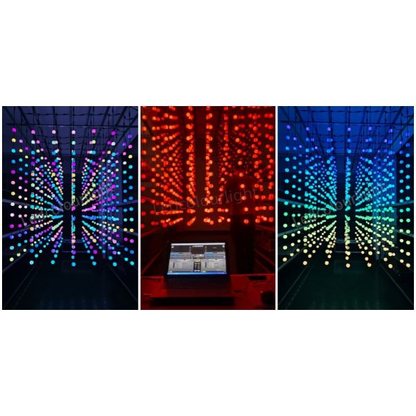 pixel string lights rgb