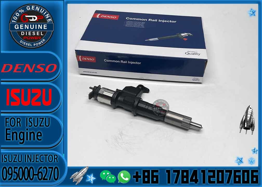 diesel fuel injector common rail injector 095000-6300 095000-6270 1153004361 8-976102544 for KOMATSU