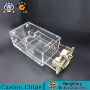 China Gambling Games Poker Discard Holder Thick Acrylic 8 Decks 88*63mm Playing Cards Holder on sale