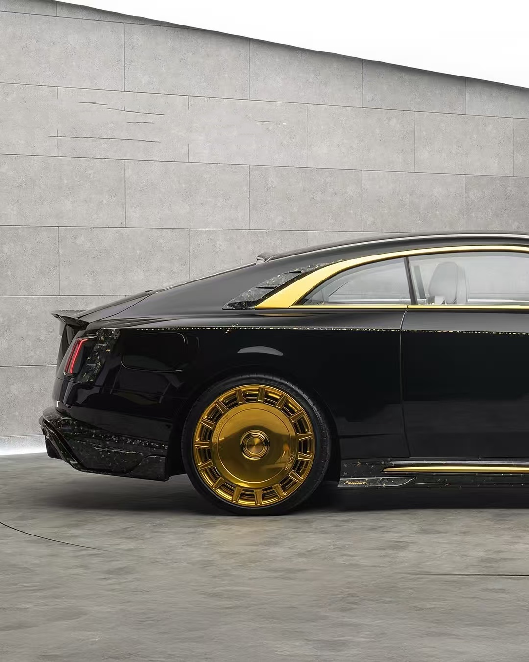 Spectre Rolls Royce Wide Body Kit MSY Style Front Lip Diffuser Spoiler Hood