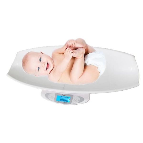 Baby scale for weight with LCD display screen in ABS plastic material