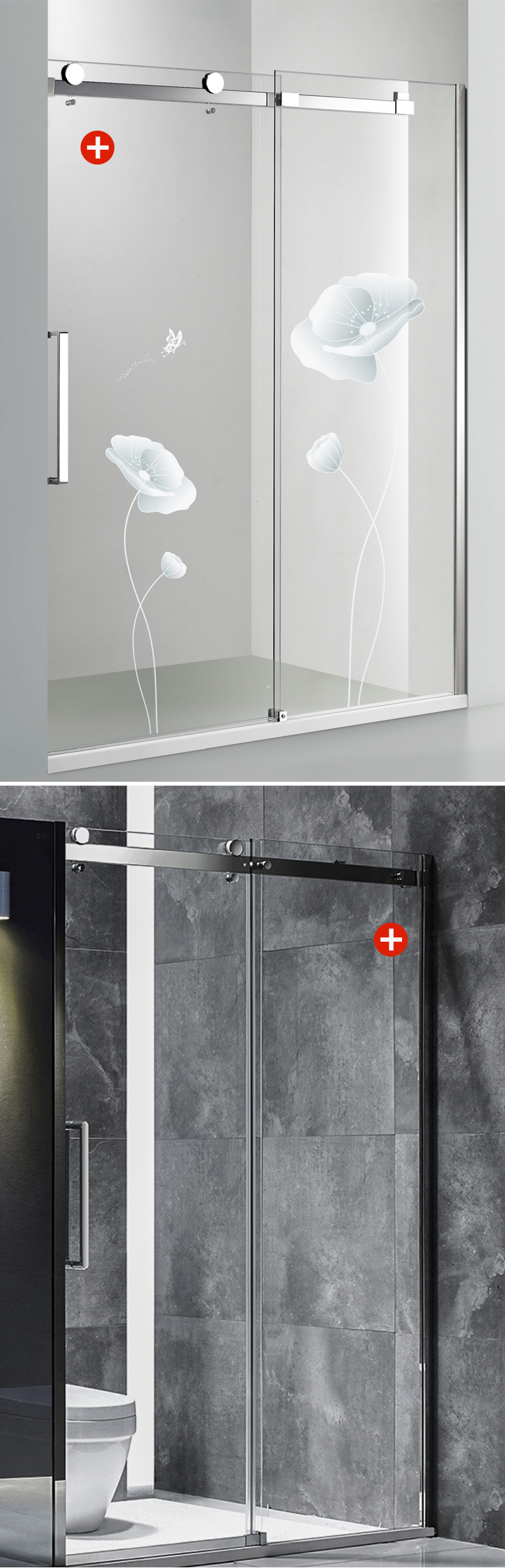Sliding Glass Door Round Handle 58mm Modern Design Accessories