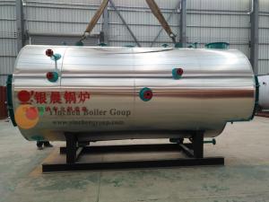 Quality WNS Type Fire Tube Gas Fired Boiler Efficiency For Dyeing And Washing Factory for sale