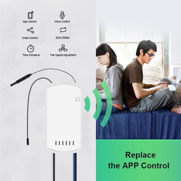 Smart Home Sonoff SW0198 Ceiling Fan Light Controller Wifi Smart App Remote Control