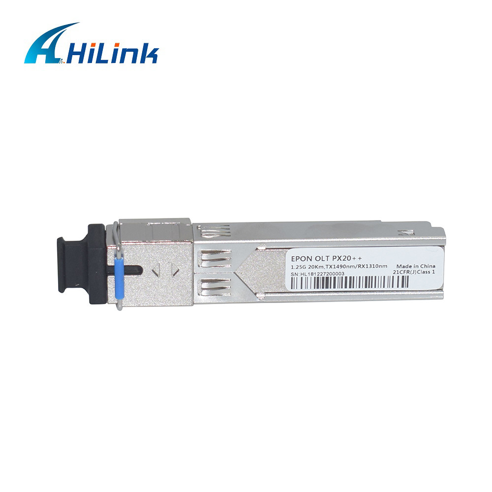 EPON OLT SFP DDM Module PX20++ 1.25G Tx1490nm Rx1310nm 20KM For FTTX